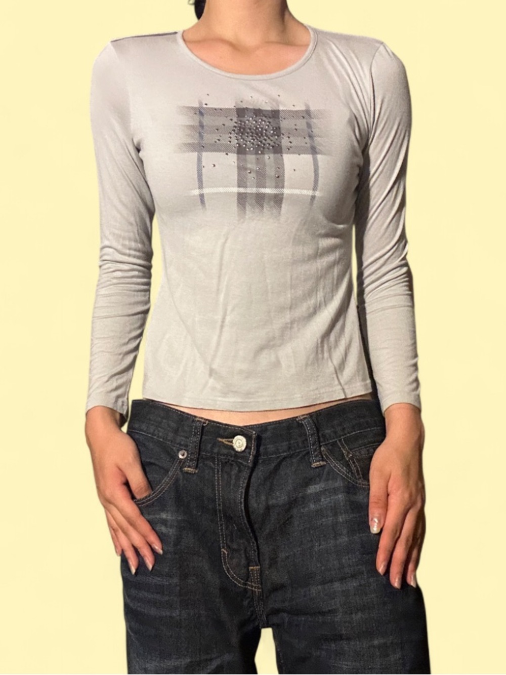 Kid's Unisex Burberry Long Sleeve Shirt